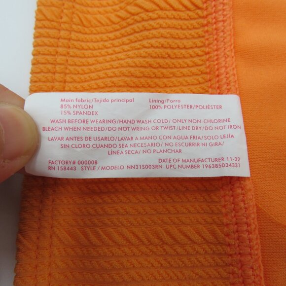 Ninety-Nine Bikini Swimsuit Womens XL Textured Two Piece Halter High Waist - Picture 8 of 8